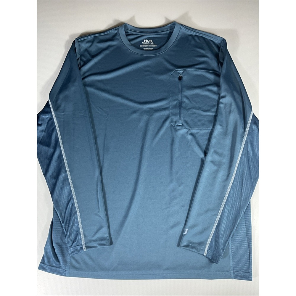 NWT Huk Icon X Pocket LS Fishing Performance UPF 50+ Shirt Adult  Xl